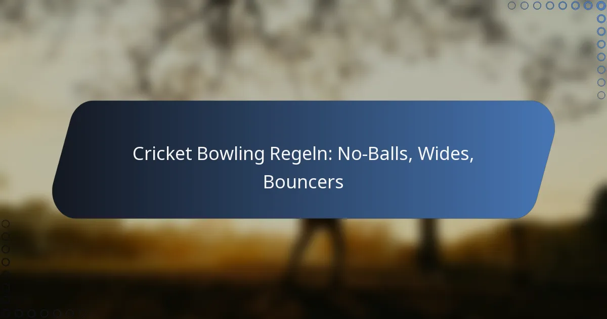 Cricket Bowling Regeln: No-Balls, Wides, Bouncers